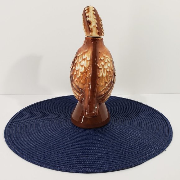 Vintage Empty 1968 Old Mr. Boston Bob White Quail Decanter Liquor Bottle 10” H - Picture 6 of 9